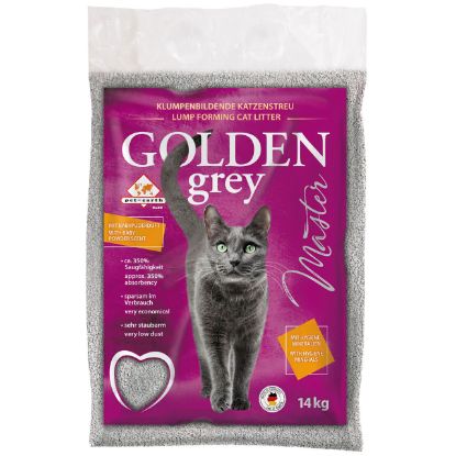 Golden Grey Master Katzenstreu - 14 kg (GOLDEN GREY)