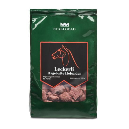 Stallgold Leckerli Hagebutte Holunder Pferde Snack - (STALLGOLD)