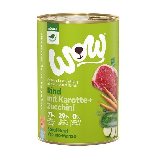 WOW Adult 6x400g Rind mit Karotte (Wow)