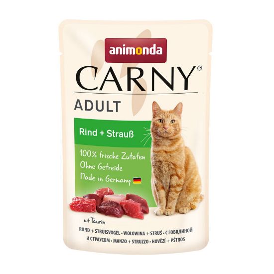 Animonda CARNY Adult 12x85g Rind & Strauß (Animonda)