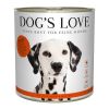 DOG'S LOVE Adult Classic 6x800g Rind mit Apfel & Spinat (Dog's Love)