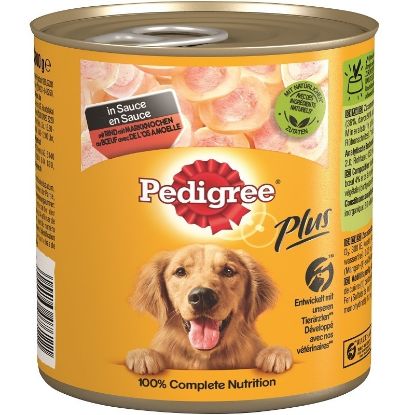 Pedigree Adult Plus 12x800g Rind mit Markknochen, in Sauce (Pedigree)