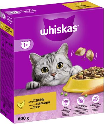 Whiskas 1+ Adult Trockenfutter 800g Huhn (Whiskas)