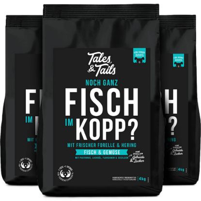 Abo - Noch ganz Fisch im Kopp? - softes Trockenfutter mit Fisch für Hunde (Tales and Tails GmbH)