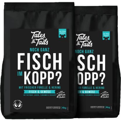 Abo - Noch ganz Fisch im Kopp? - softes Trockenfutter mit Fisch für Hunde (Tales and Tails GmbH)