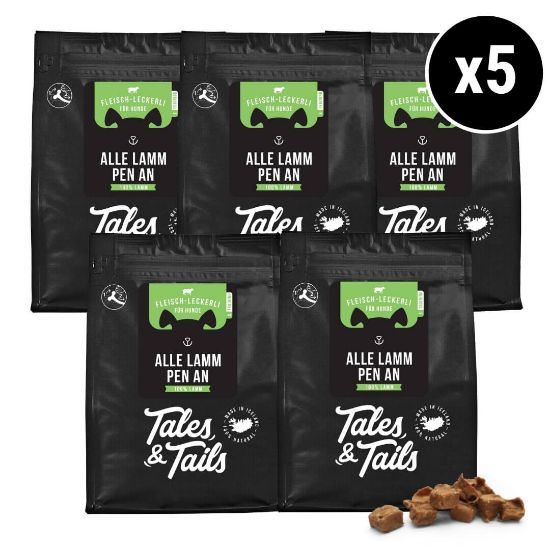 Alle LammPen an - Fleisch Leckerli für Hunde aus 100% Lamm (Tales&Tails)