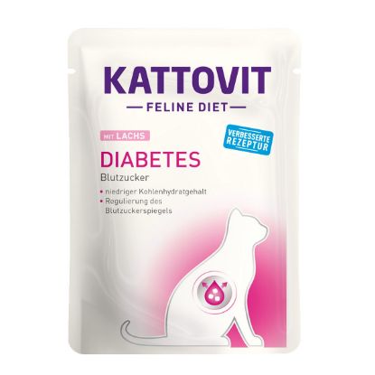 Kattovit Diabetes Lachs 24x85g (Kattovit)