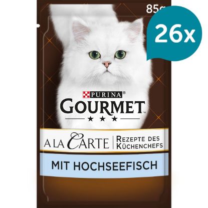 GOURMET A la Carte Hochseefisch, Reis & Gemüse 26x85g (Gourmet)