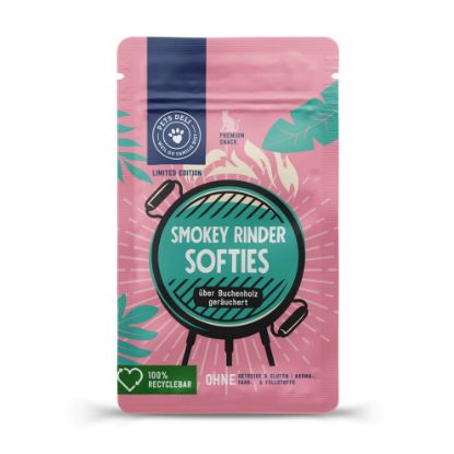 "Limited" Smokey Rinder Softies für Katzen - 90g (Pets Deli)