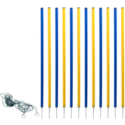 dobar 12-teiliges Agility Slalom Set inkl. Tragetasche (dobar petlife)