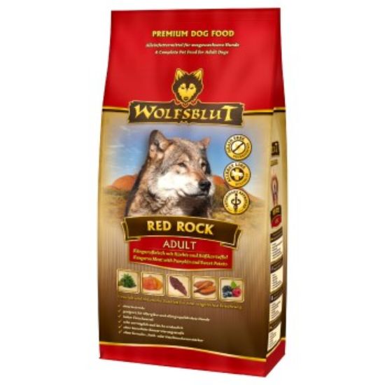 WOLFSBLUT Adult Red Rock, Kängurufleisch mit Kürbis 12,5 kg (Wolfsblut)