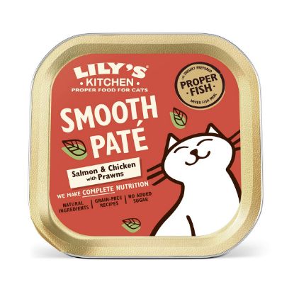 LILY'S KITCHEN Cat Smooth Paté Lachs & Huhn 19x85g (LILY'S KITCHEN)