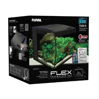 Fluval Aquarium Flex Set 34 L schwarz (Fluval)