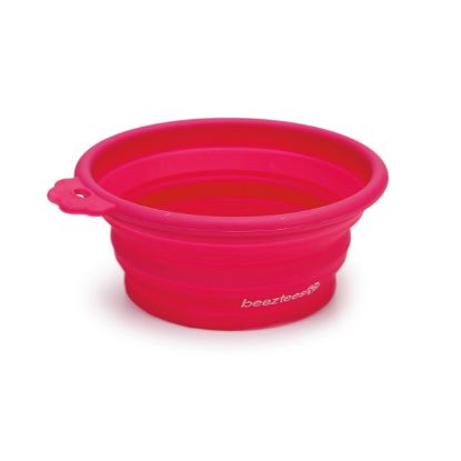 Beeztees faltbarer Silikonnapf rosa 14x12,5cm (Beeztees)