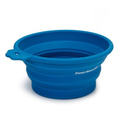 Beeztees faltbarer Silikonnapf blau 17x15cm (Beeztees)