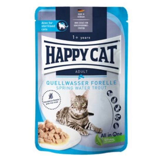 HAPPY CAT Adult Culinary Meat in Sauce Quellwasser Forelle 20x85 g (Happy Cat)