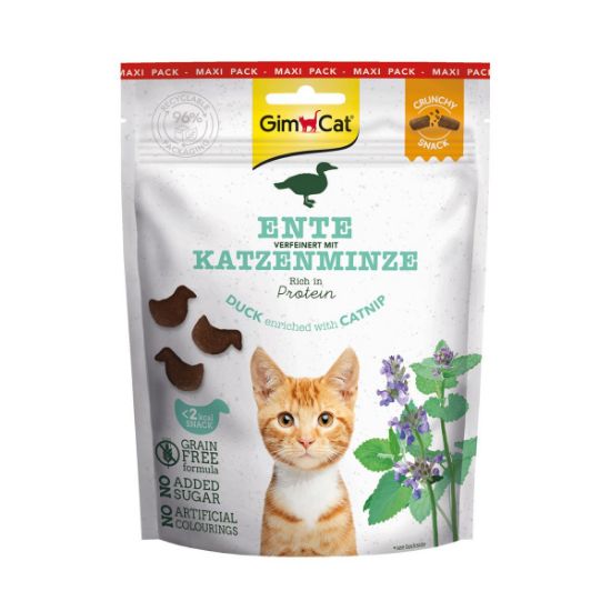 GimCat Crunchy Snacks Ente mit Katzenminze 140g (Gimcat)