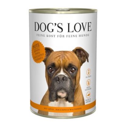 DOG'S LOVE Adult Classic 6x400g Pute,Apfel,Zucchini&Wallnussöl (Dog's Love)