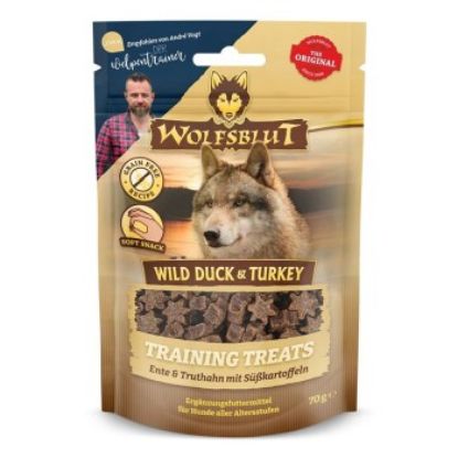 WOLFSBLUT - Training Treats Wild Duck & Turkey 2x70g (Wolfsblut)