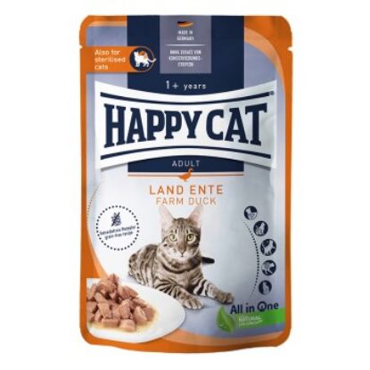 HAPPY CAT Adult Culinary Meat in Sauce Land Ente 20x85 g (Happy Cat)