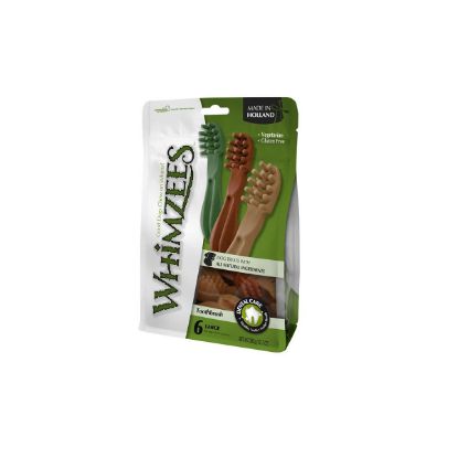 Whimzees Snack Toothbrush/Zahnbürste 360g L 6x60g (Whimzees)