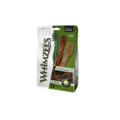 Whimzees Snack Toothbrush/Zahnbürste 360g M 12x30g (Whimzees)