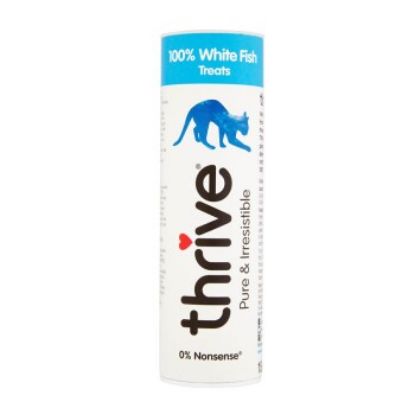 Thrive 100% Katzensnacks Weißfisch, 15 g (Thrive)