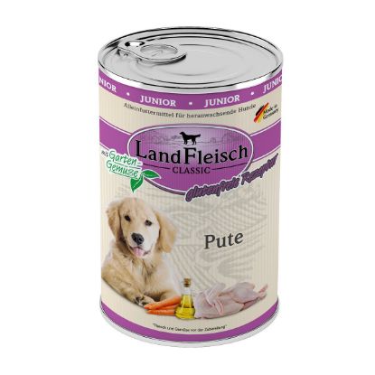 LandFleisch Dog Classic Junior Pute 6x400g (Landfleisch Pur)